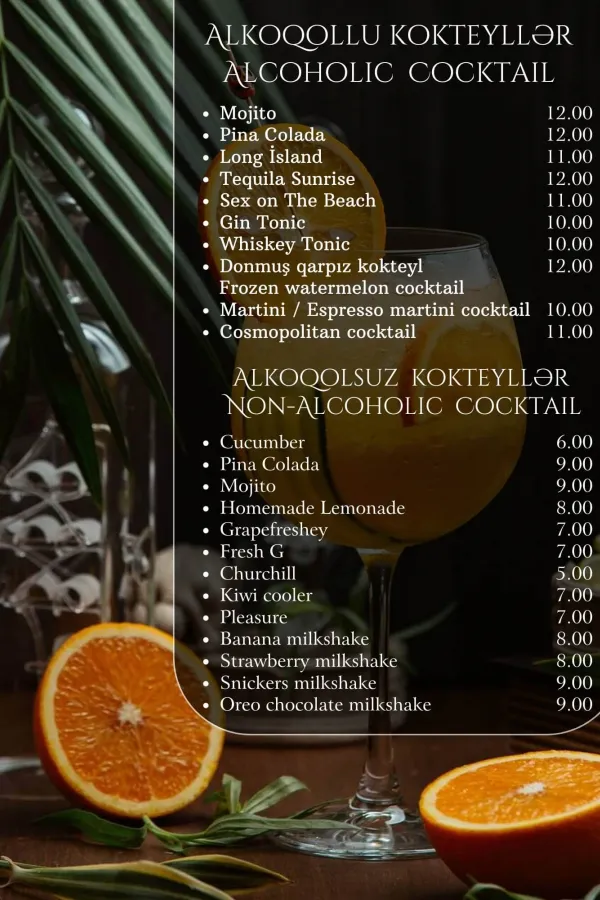 Alba Hotel | Alba Terrace | Drinks