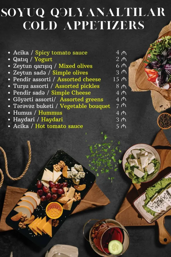 Alba Hotel | Alba Terrace | Traditional food and Garnish