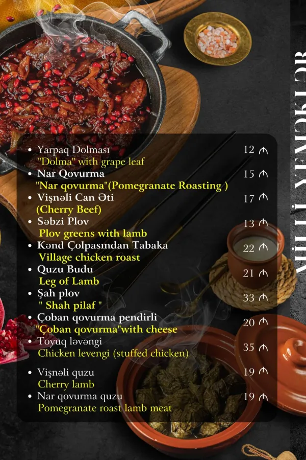 Alba Hotel | Alba Terrace | Traditional food and Garnish